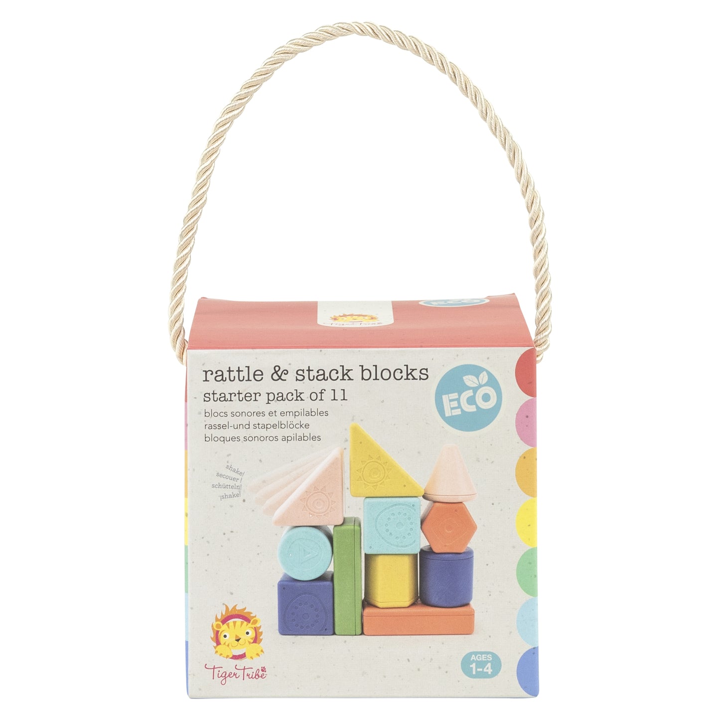 Rattle & Stack Blocks- Starter Pack Of 11