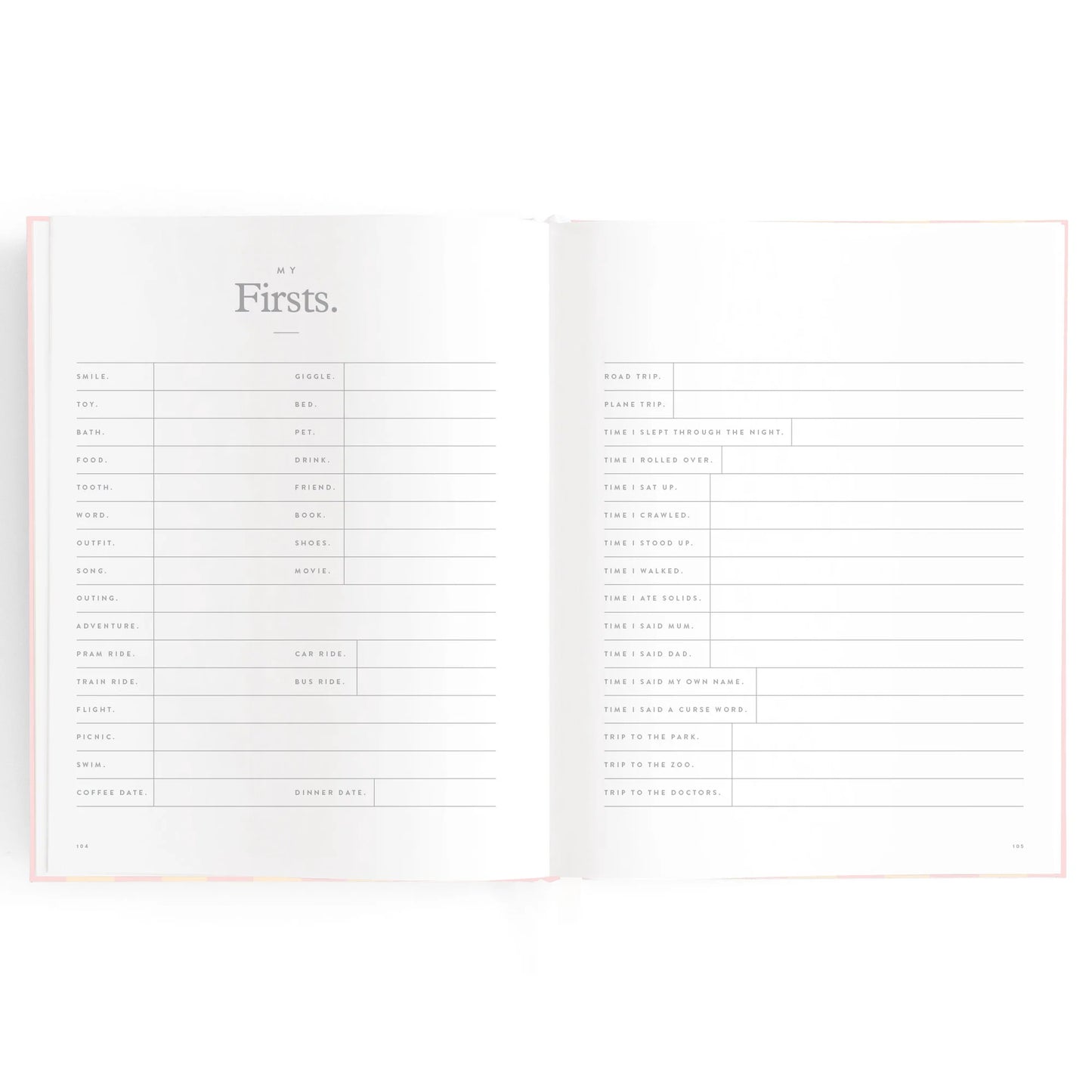 Baby Book| Petal Stripe