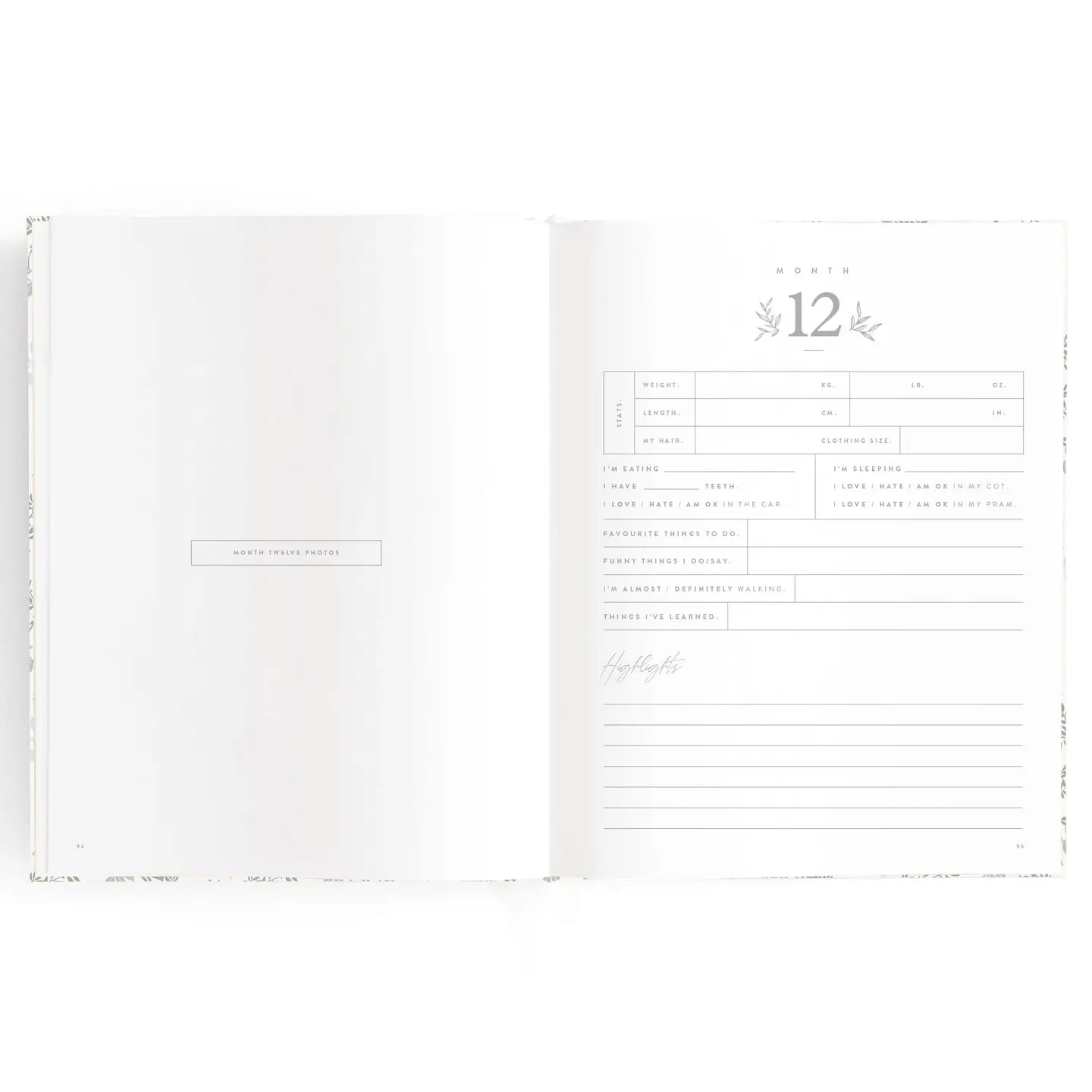 Baby Book| Cypress