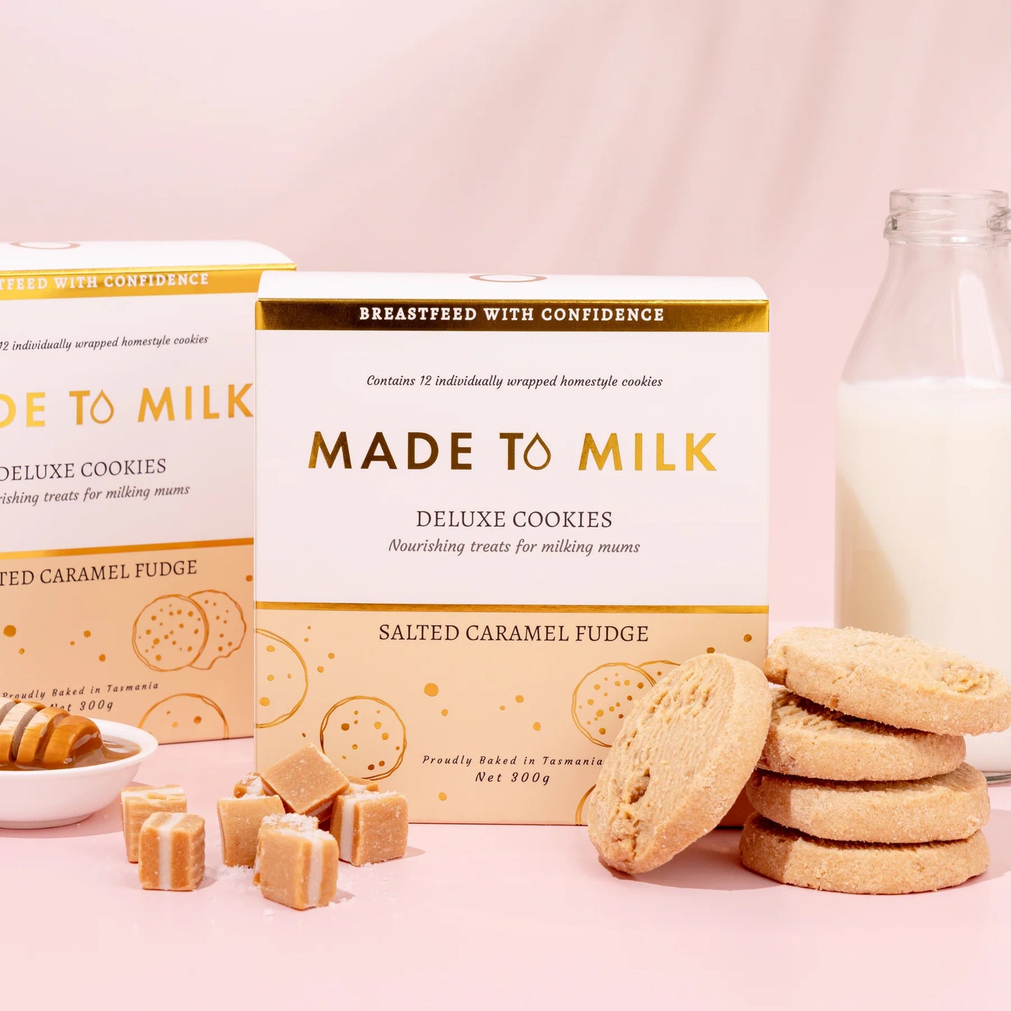 Lactation Cookie | Salted Caramel Fudge
