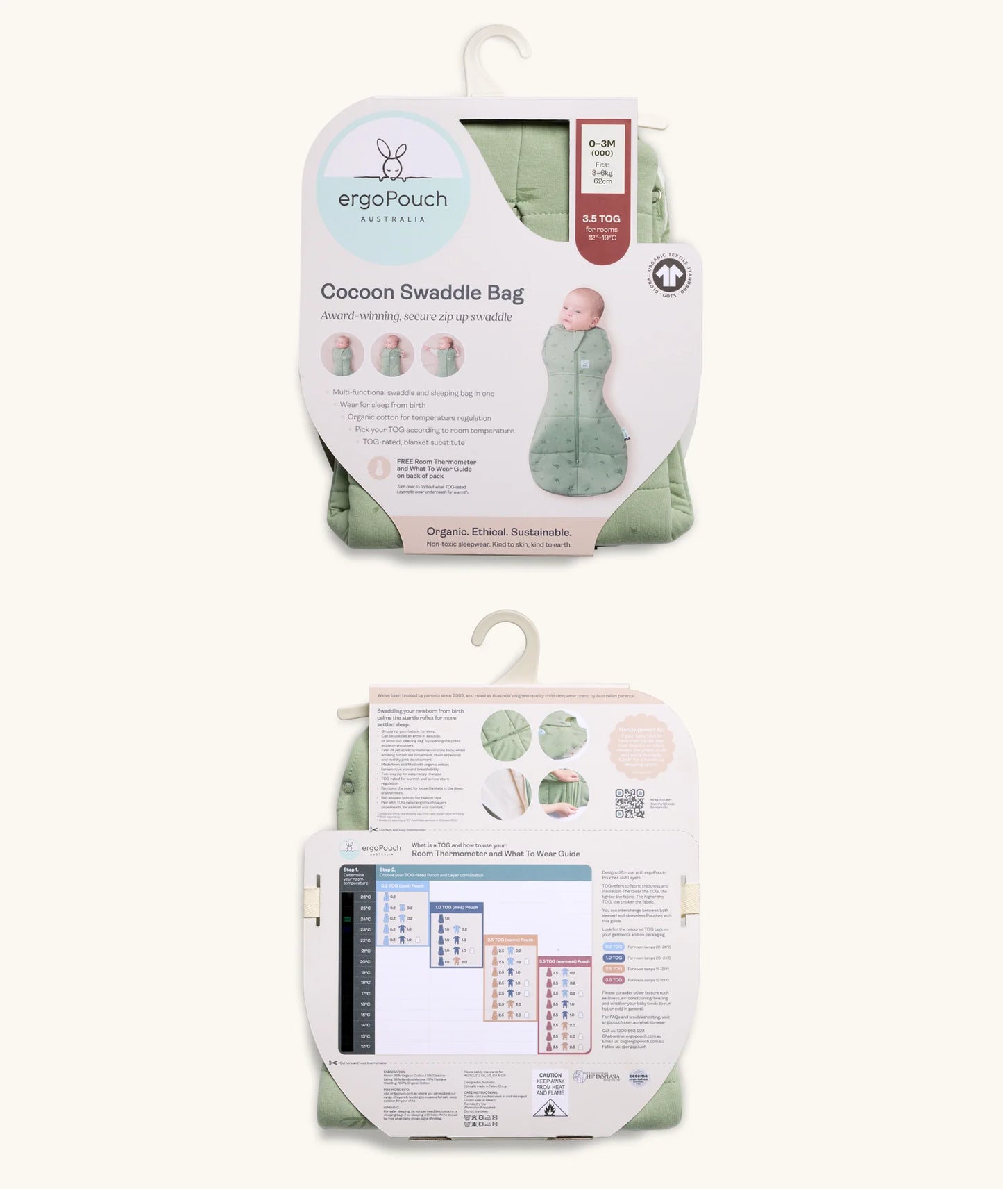 Cocoon Swaddle Bag | 3.5 TOG - Bon Appetit