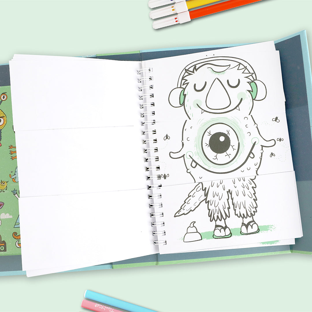 Mash-up Colouring Set | Monster Mash