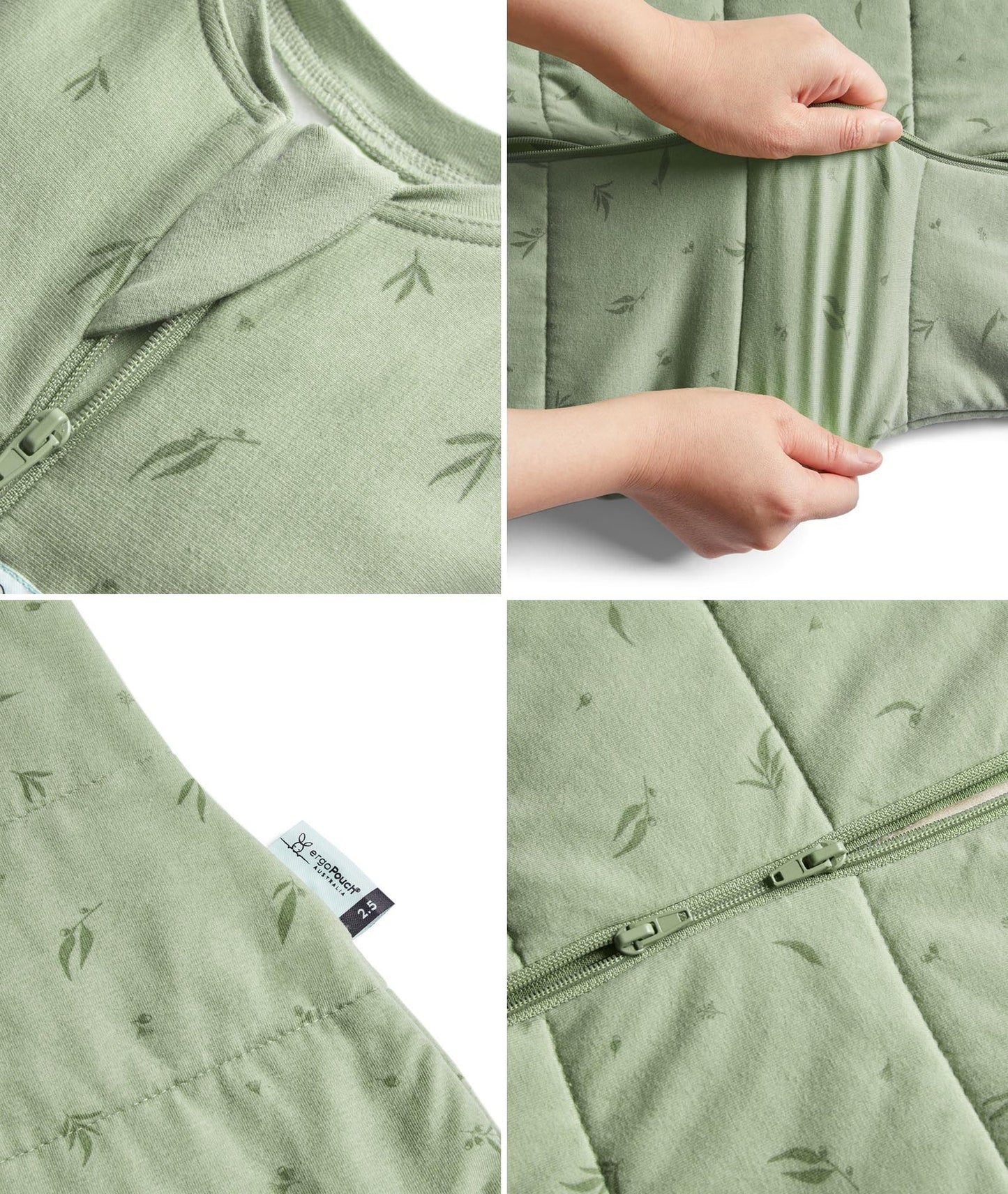 Sleeping Bag- Long Sleeve | 2.5 TOG - Oatmeal Marle