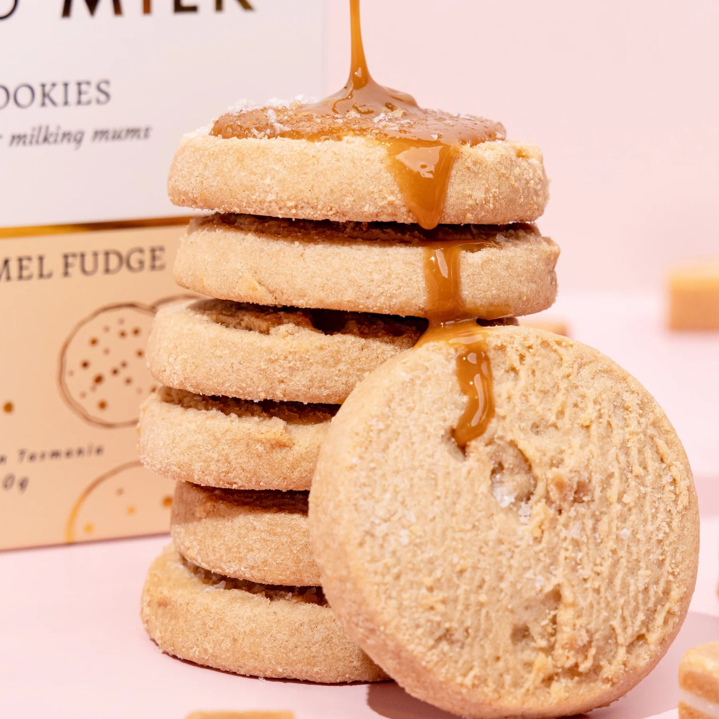 Lactation Cookie | Salted Caramel Fudge