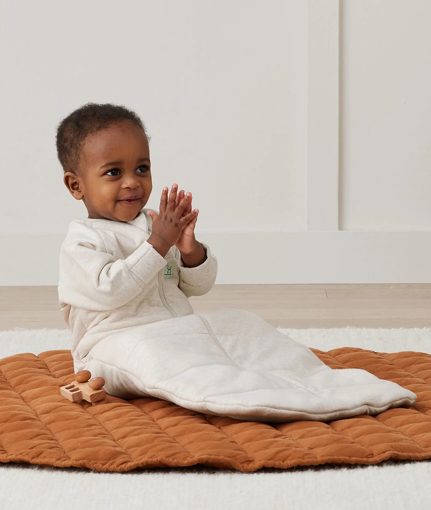 Sleeping Bag- Long Sleeve | 2.5 TOG - Oatmeal Marle
