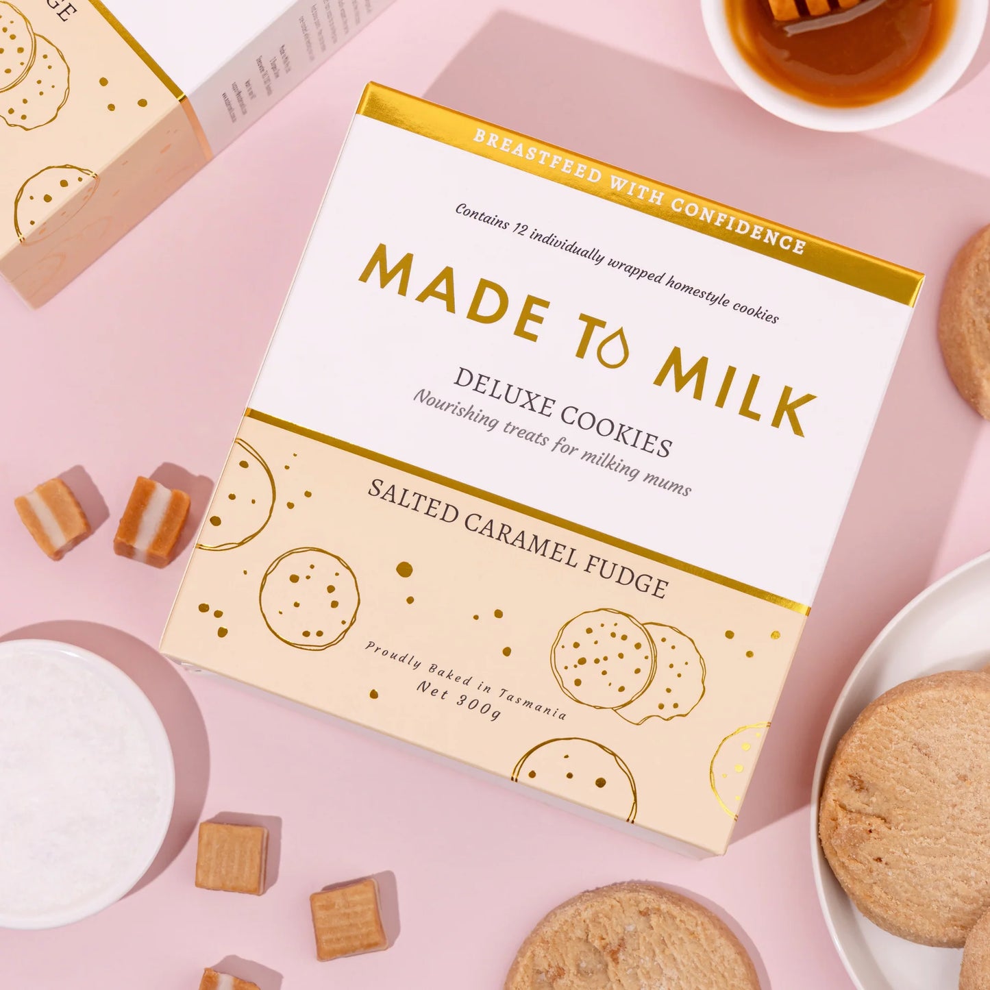 Lactation Cookie | Salted Caramel Fudge