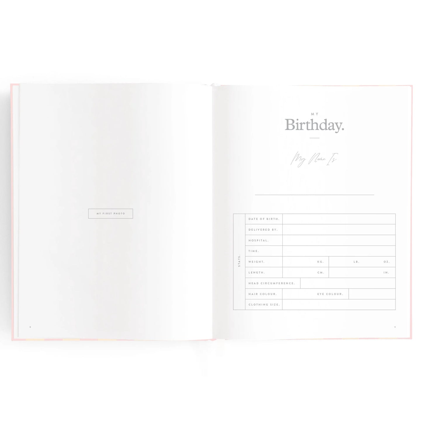 Baby Book| Petal Stripe