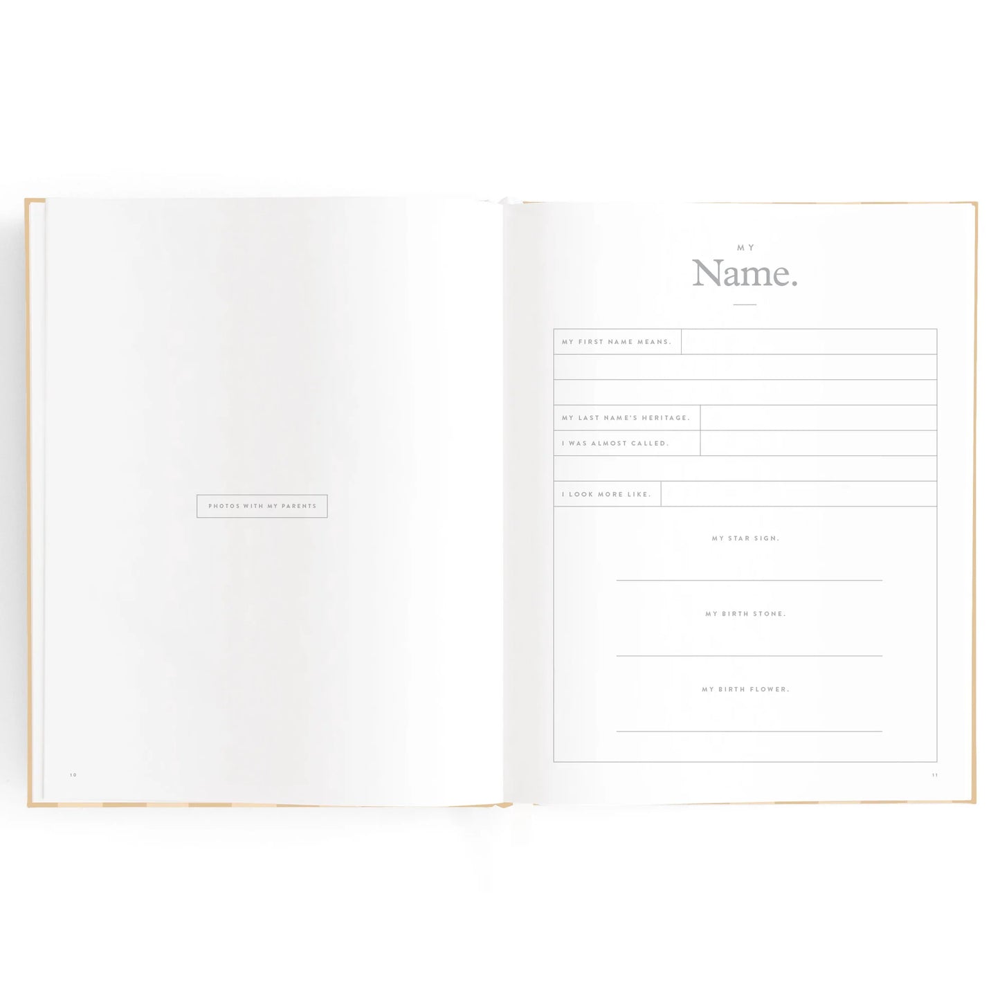 Baby Book| Coffee Stripe