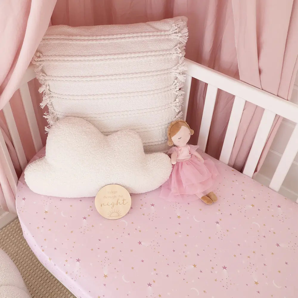 Twinkle | Organic Fitted Cot Sheet