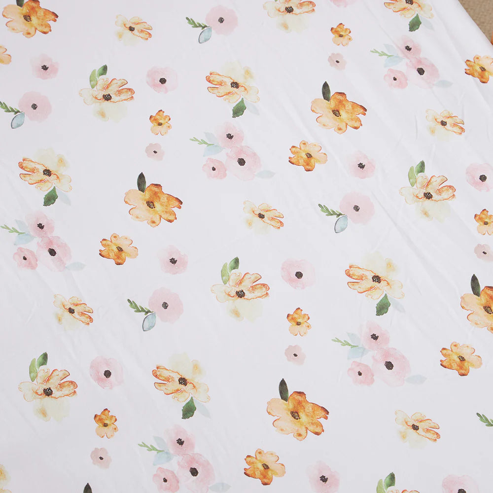Poppy | Fitted Cot Sheet