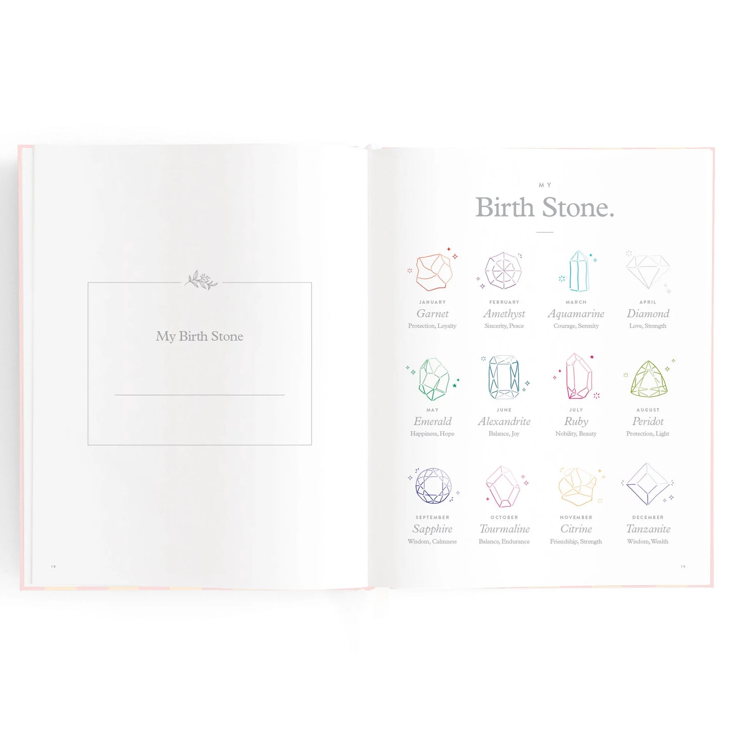 Baby Book| Petal Stripe