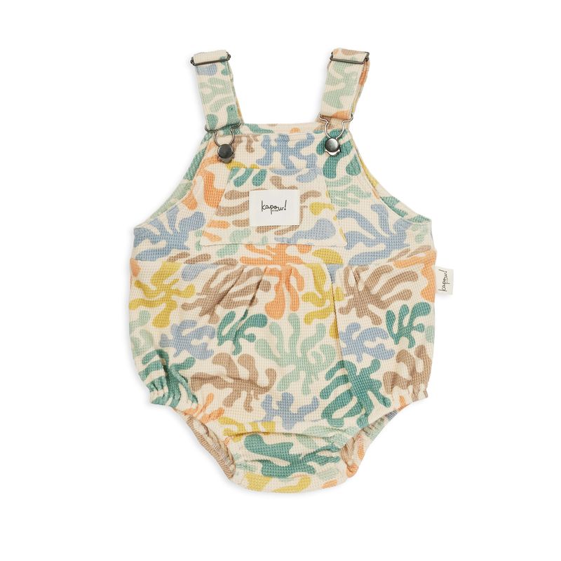 Coral Waffle | Romper