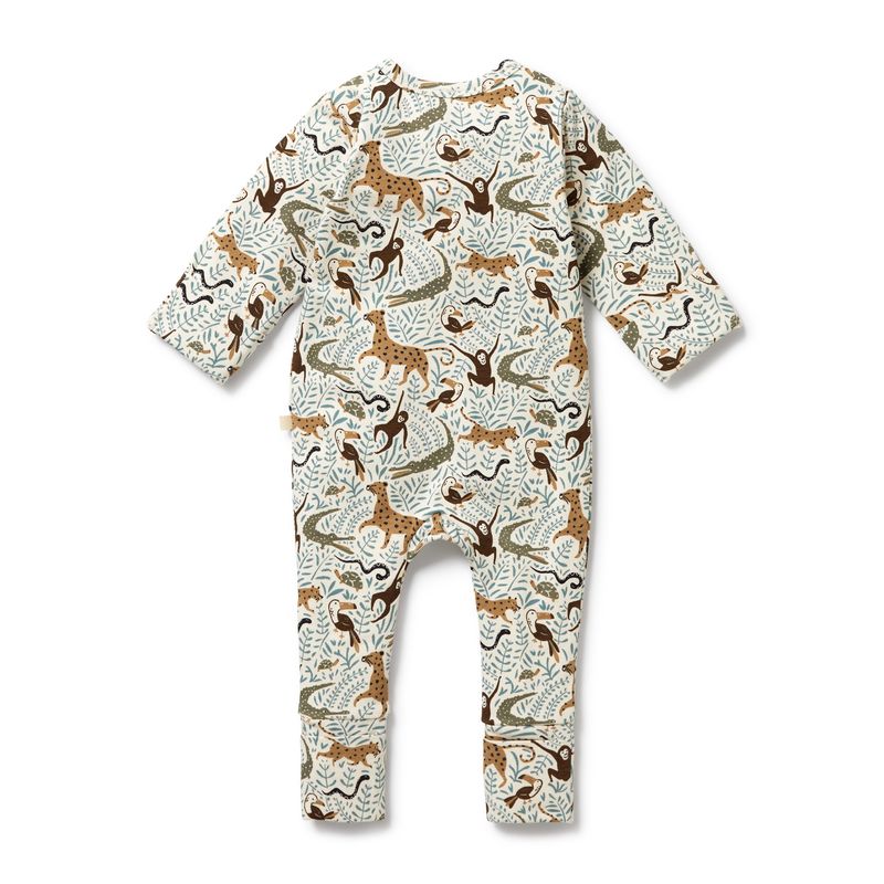 Mini Jungle | Zipsuit with Feet