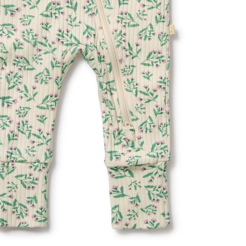 Periwinkle | Zipsuit with Feet