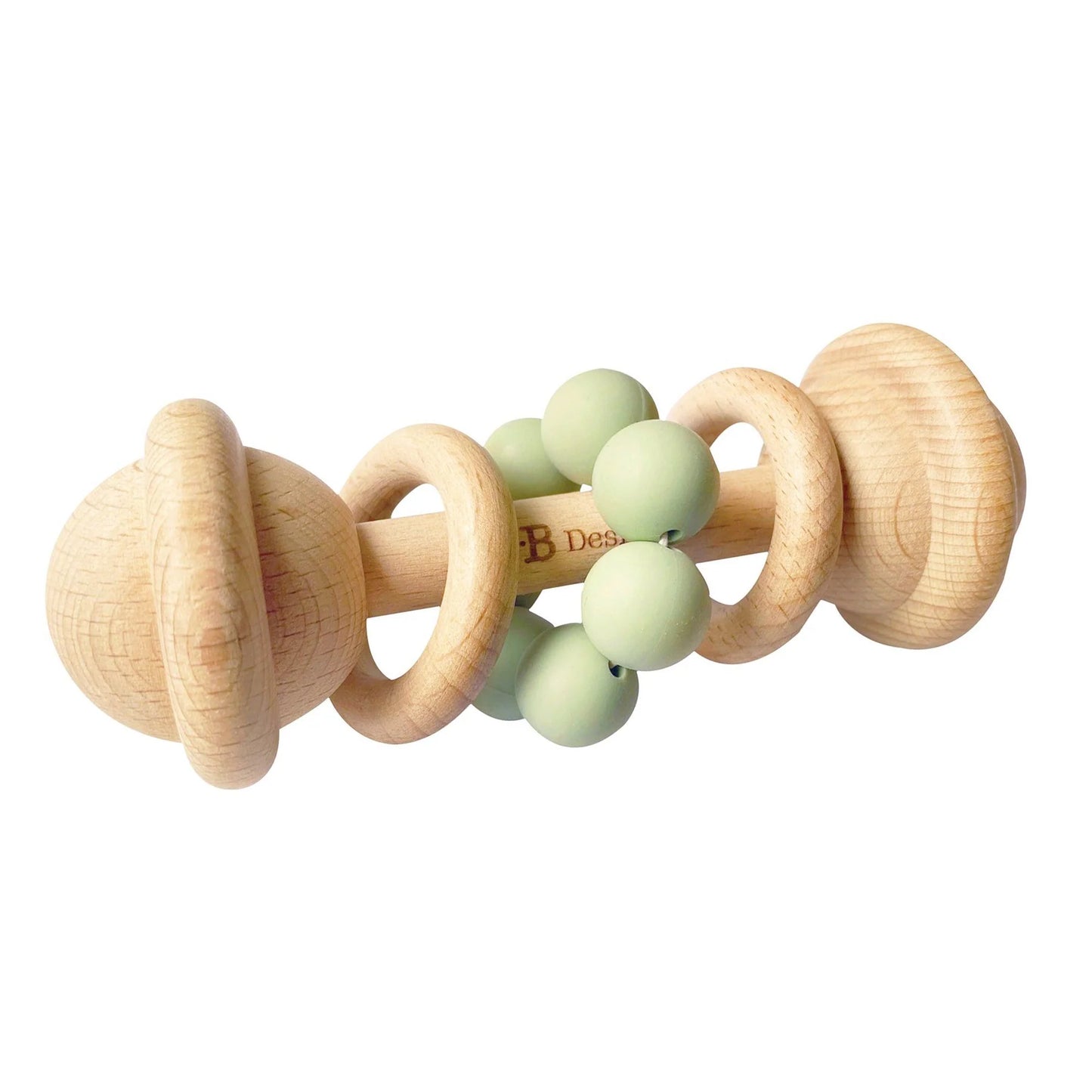 Mint | Wooden Rattle