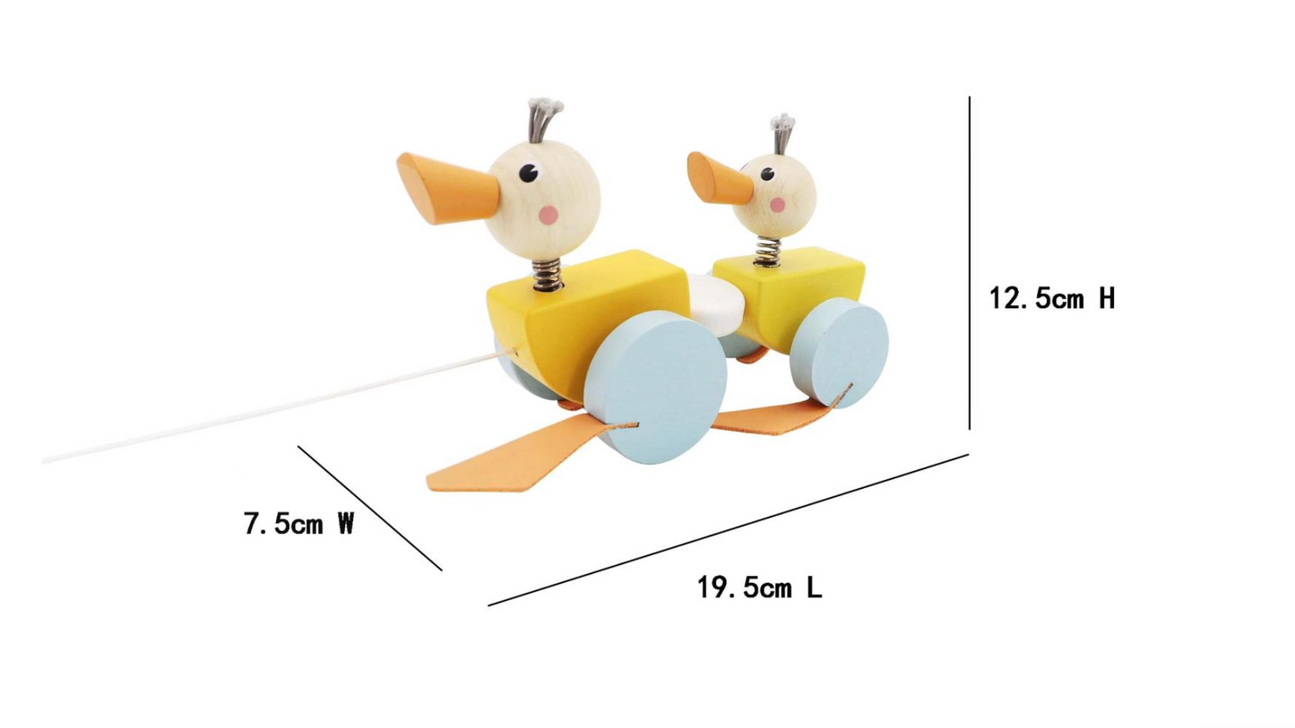 Wooden Duck Family Pullalong Toy
