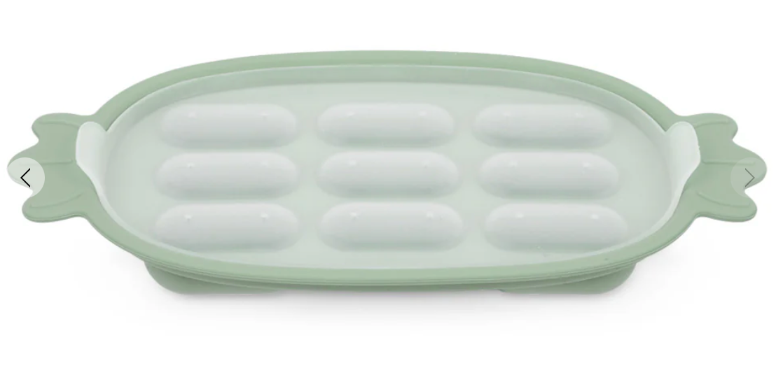 Silicone Nibble Tray | Pea Green
