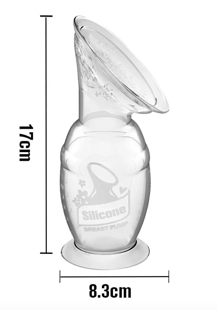 Generation 2 | 100ml Silicone Breast Pump with Suction Base