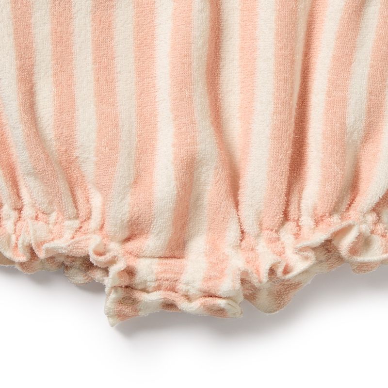 Strawberry Wave | Terry Tie Playsuit