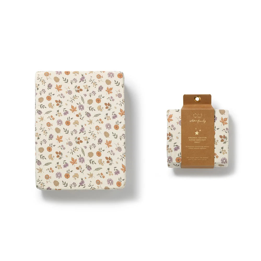 MAPLE GLOW | ORGANIC BASSINET SHEET