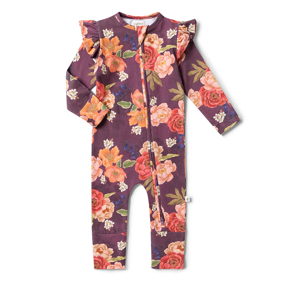 Sienna | Snugglesuit Convertible Romper with Frill