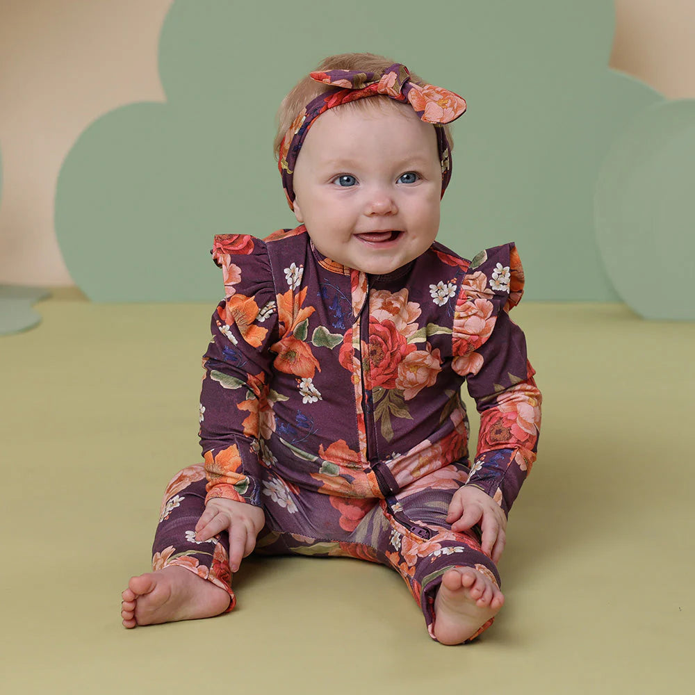Sienna | Snugglesuit Convertible Romper with Frill