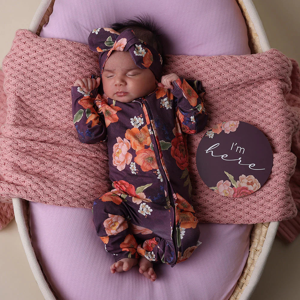Sienna | Snugglesuit Convertible Romper with Frill