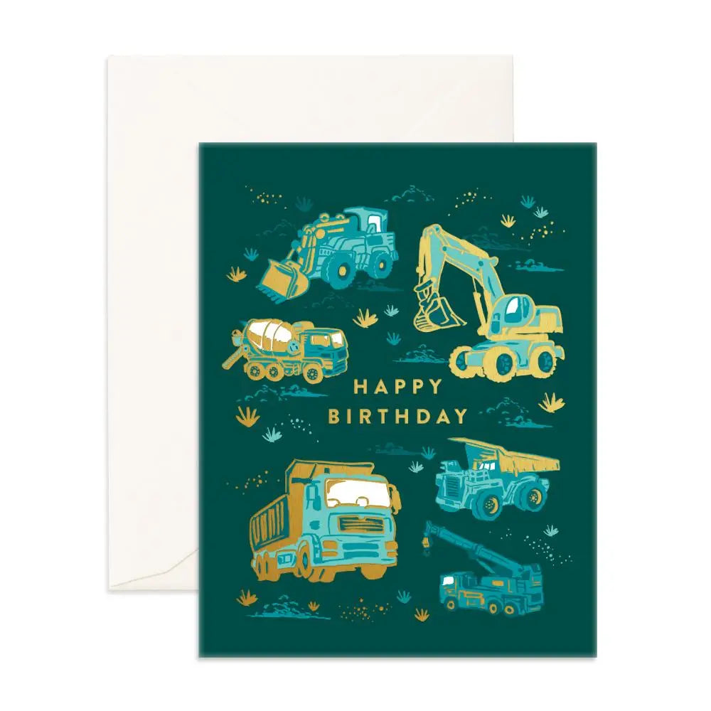 Birthday Trucks| Greeting Card