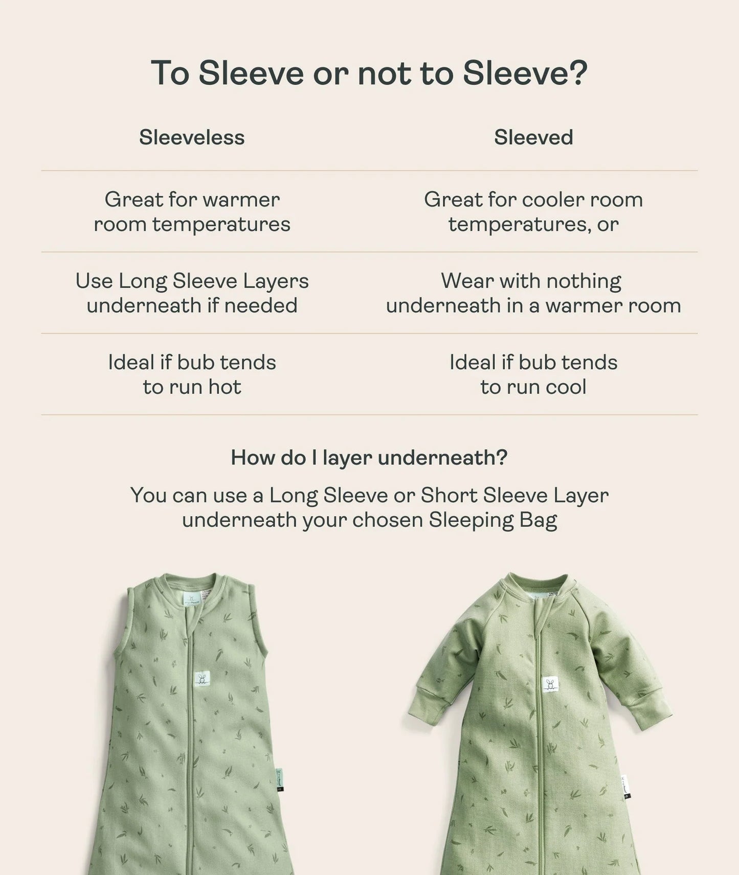 Sleeping Bag | TOG: 1.0- OATMEAL MARLE