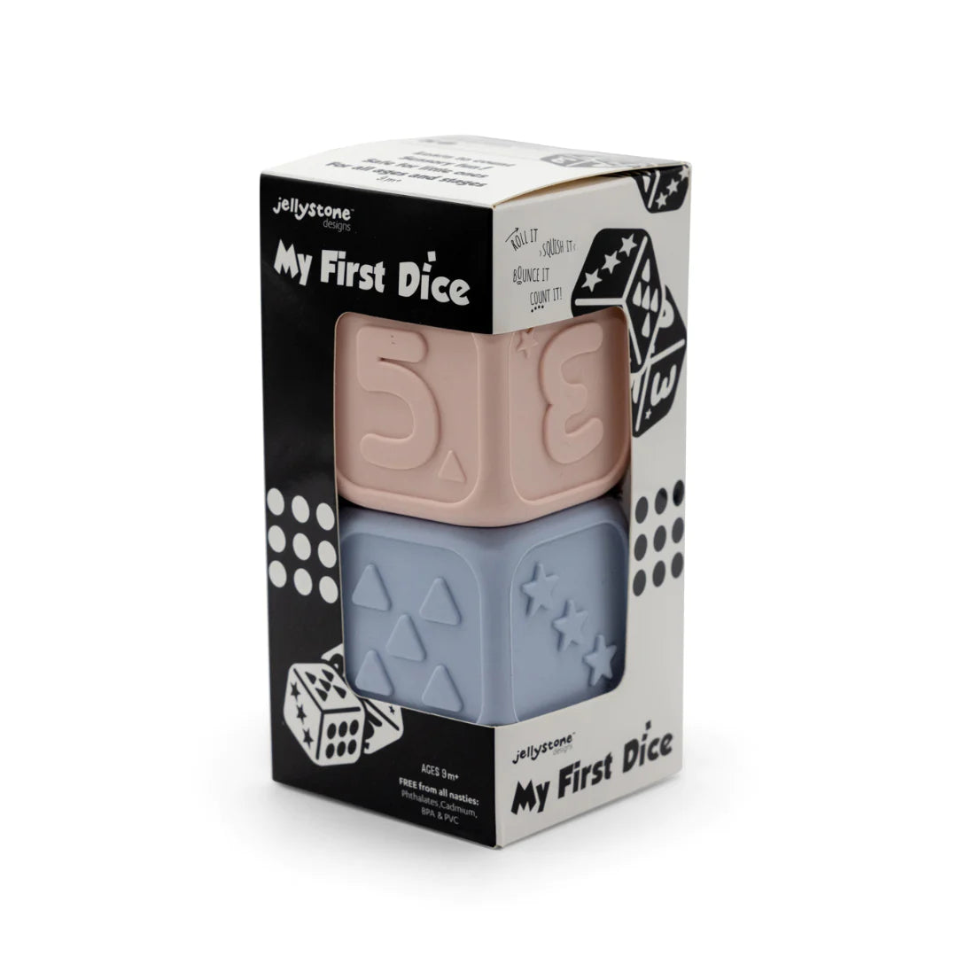 My First Dice- Soft Blue and Soft Mint