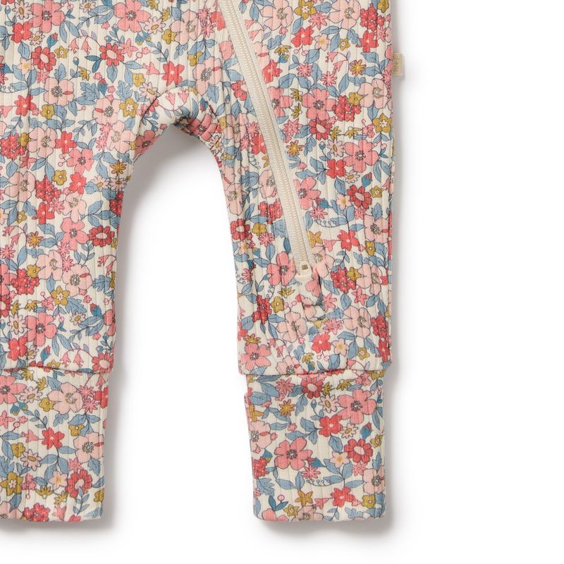 Summer Bloom | Zipsuit With Feet