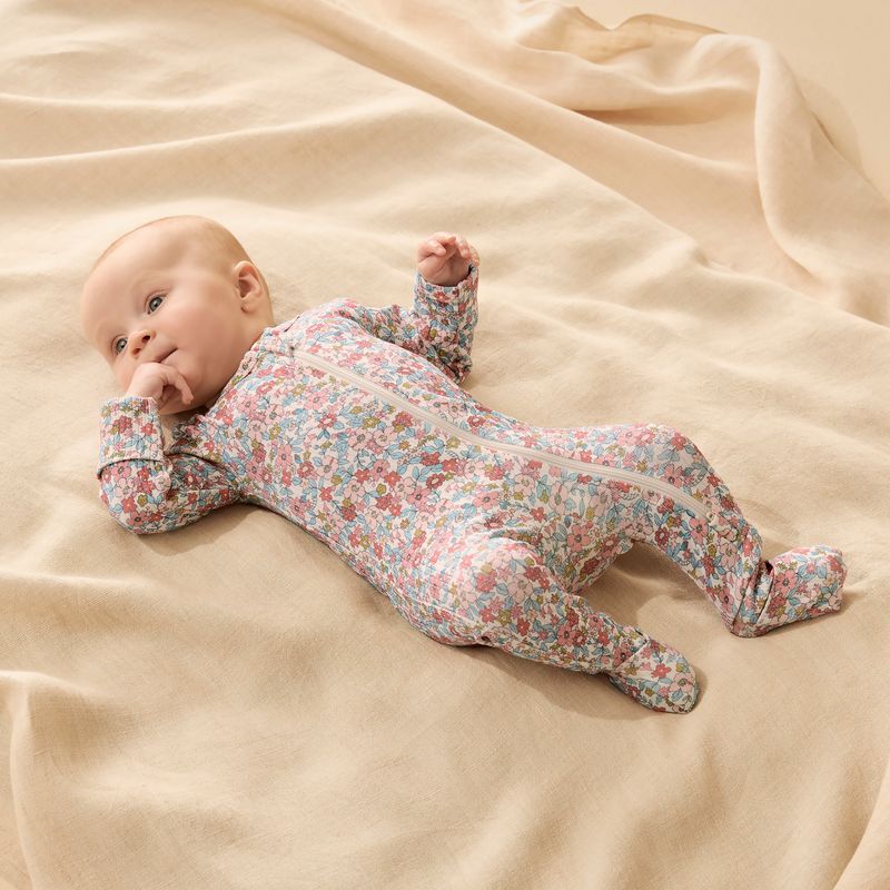 Summer Bloom | Zipsuit With Feet