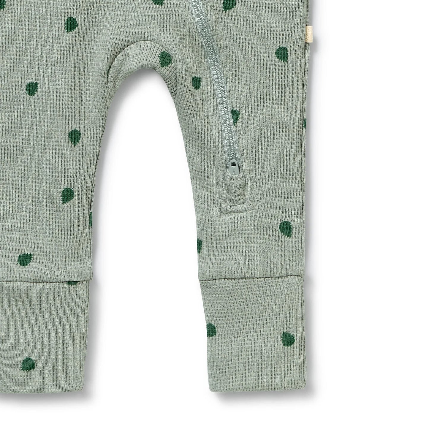 TUMBLETWIG | ORGANIC WAFFLE ZIPSUIT