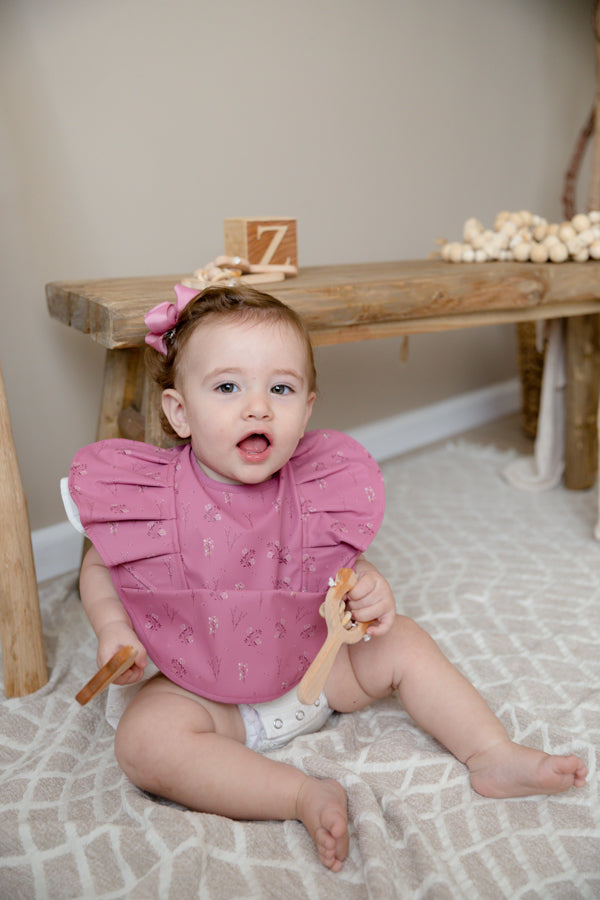 Floret Frill Snuggle Bib Waterproof