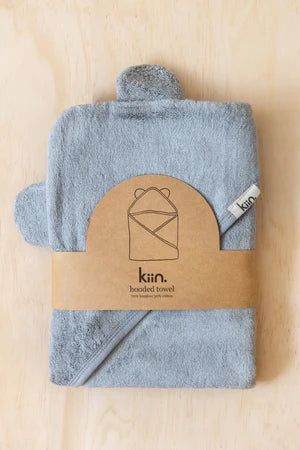 Hooded Towel |Dusty Blue