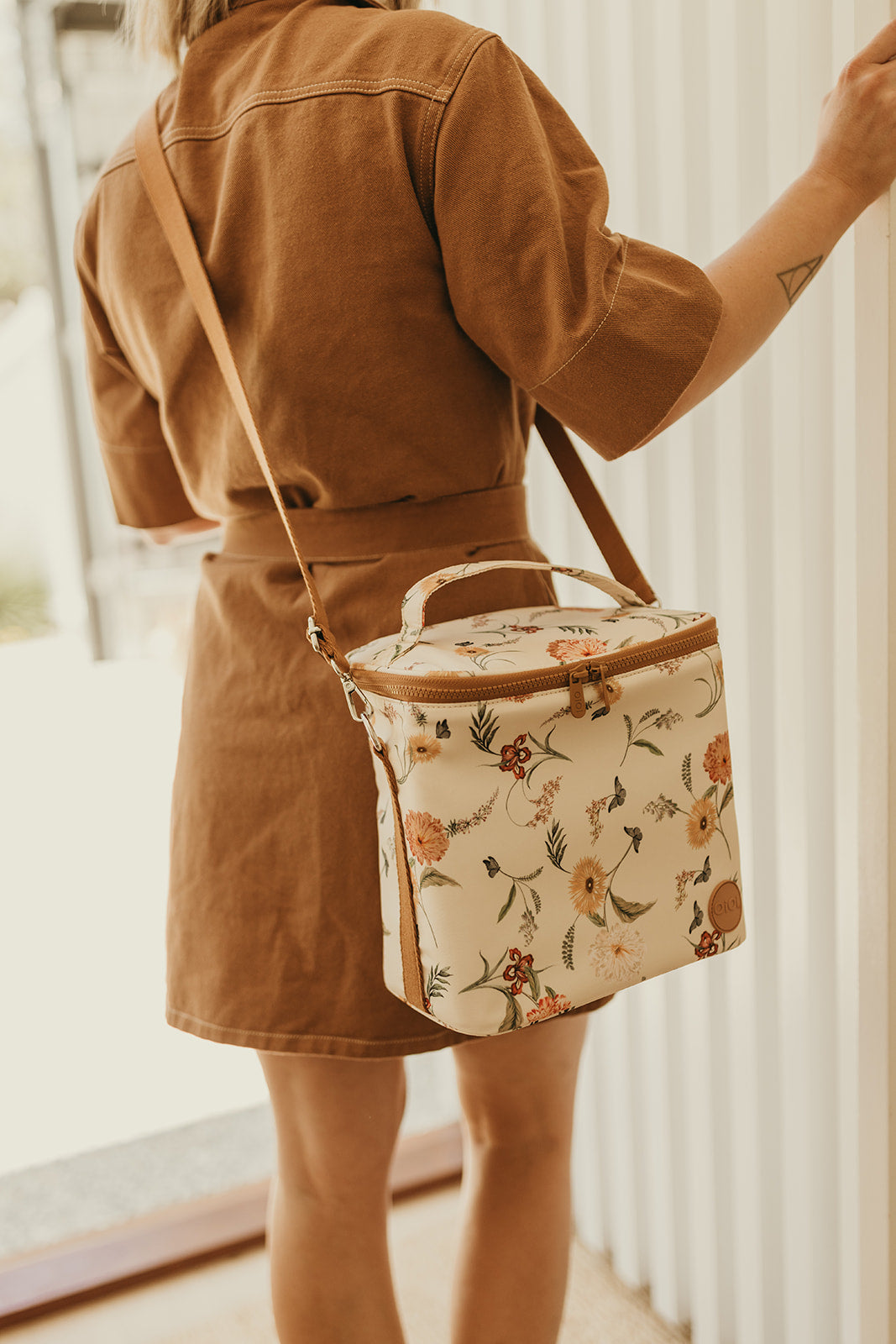 Midi Insulated Lunch Bag- Wildflower