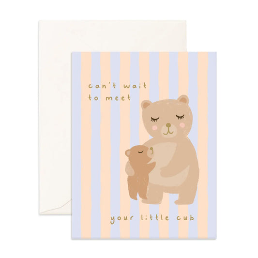 Meet Little one Cub| Greeting Card