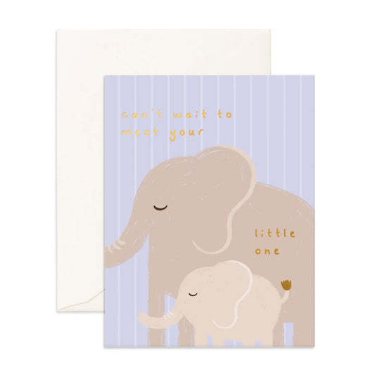 Little One Elephant| Greeting Card