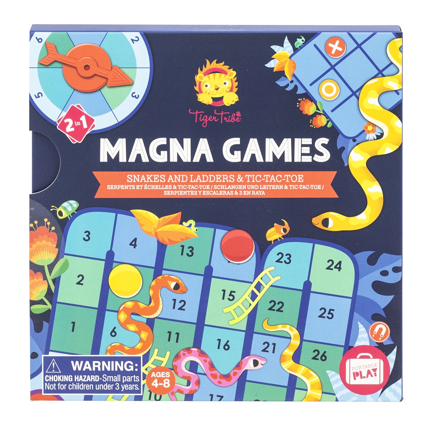 Magna Games - Snakes & Ladders & TIC-TAC-TOE