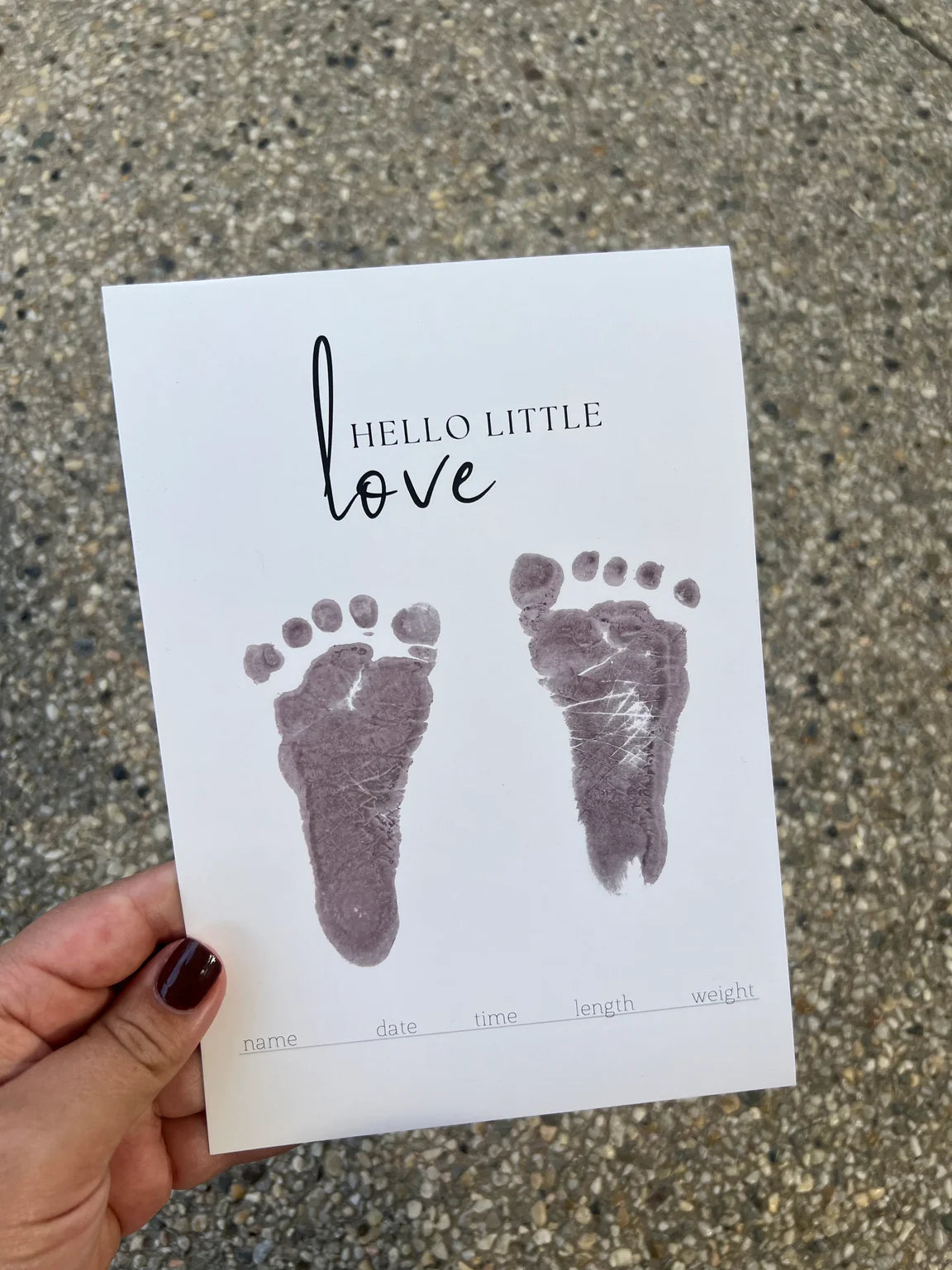 Inkless Baby Print Kit