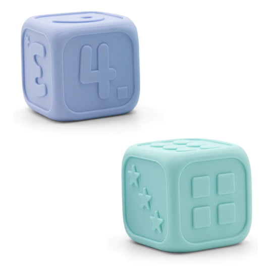 My First Dice- Soft Blue and Soft Mint