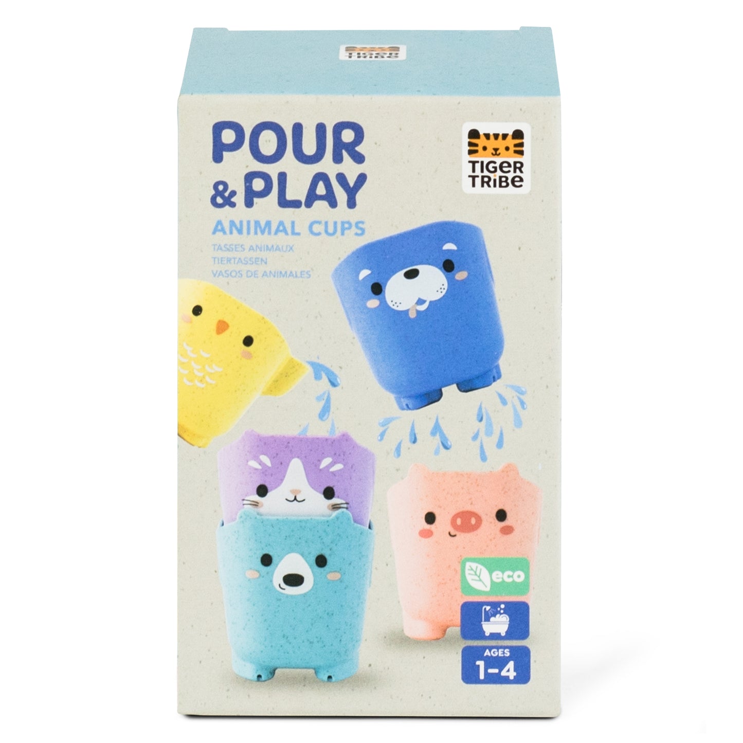 Pour & Play | Animal Cups