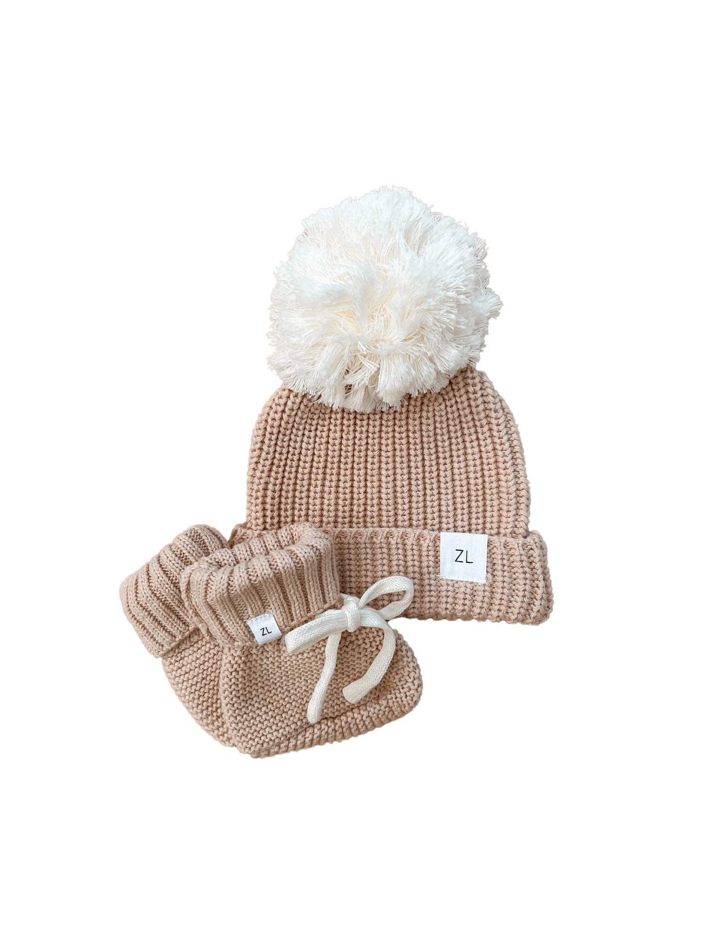 BEANIE | CARAMEL (GINGHAM)