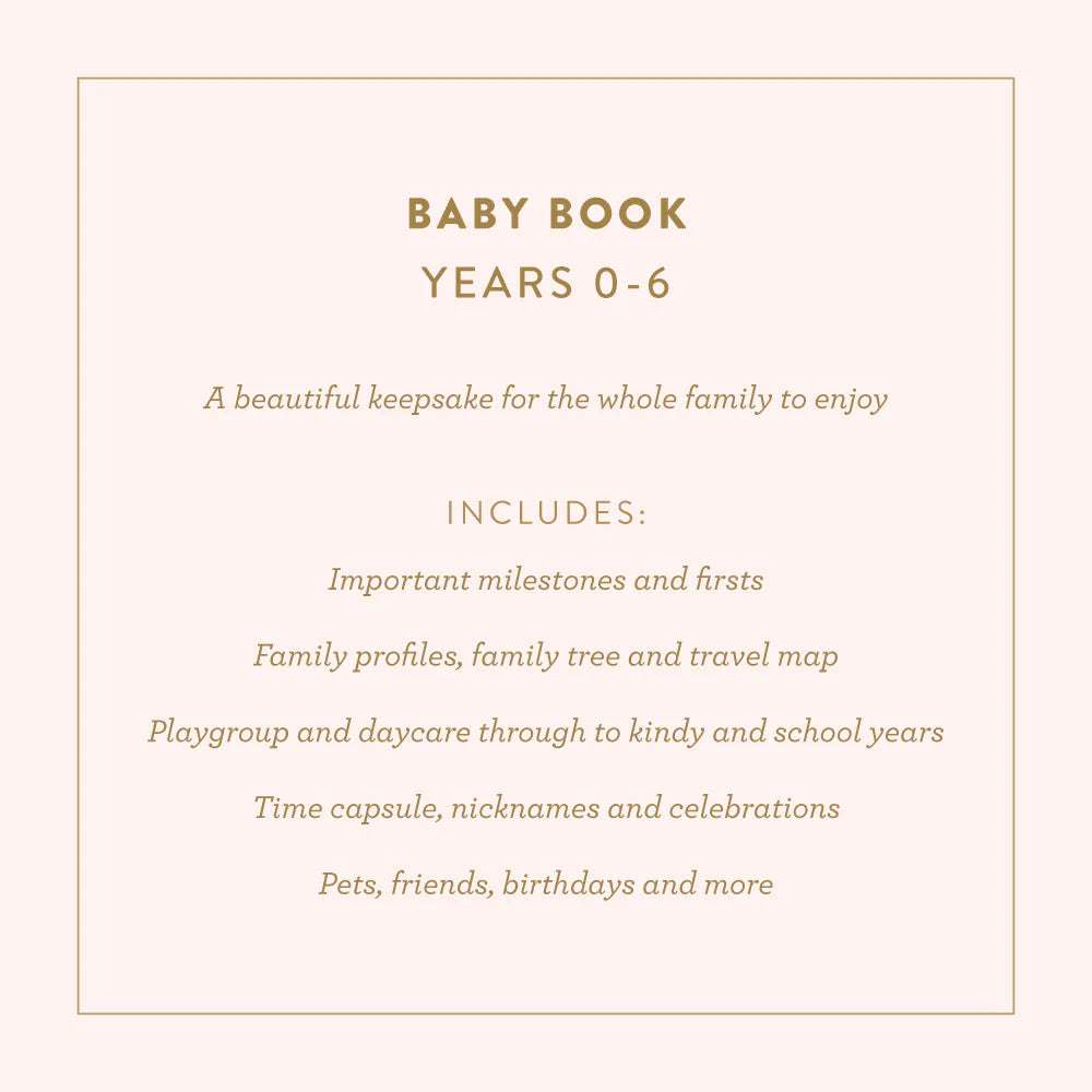 Mini Baby Book| OATMEAL