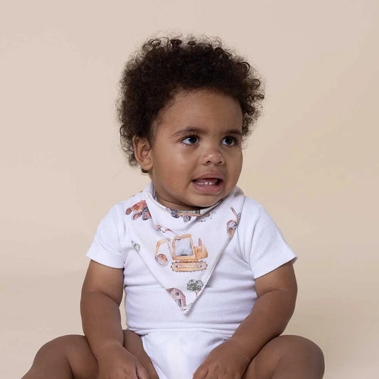 Digger & Tractors | Dribble Bib