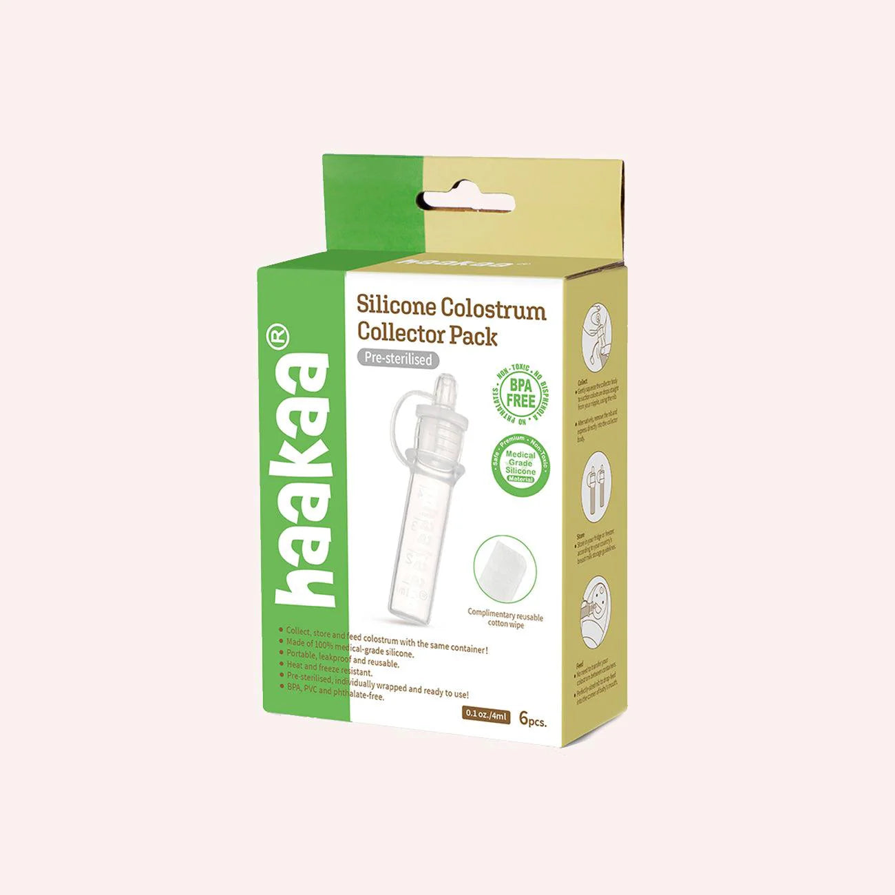 Silicone Colostrum Collector Pack