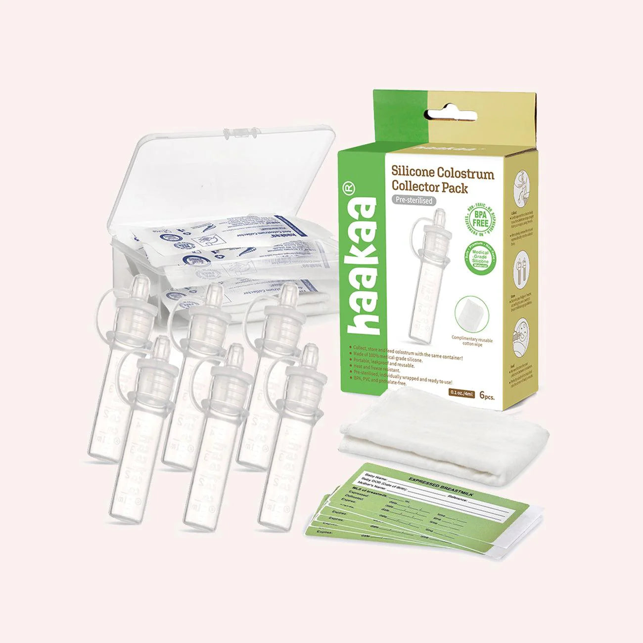 Silicone Colostrum Collector Pack