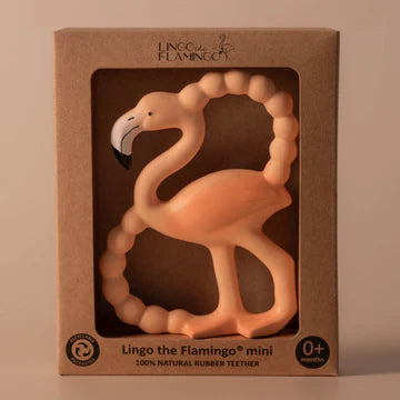 Lingo The Flamingo | Mini Teether