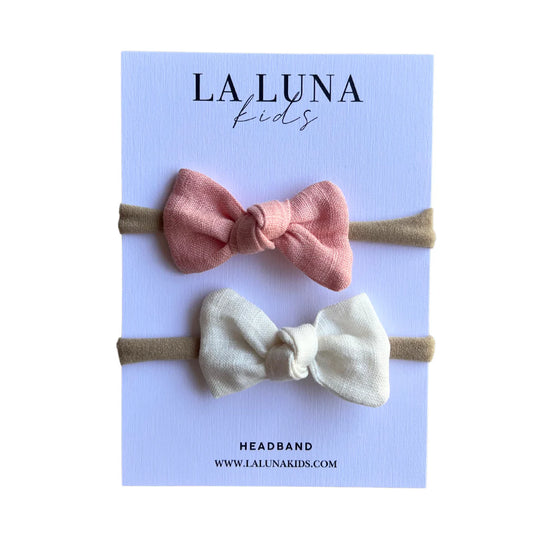 POLLY | 2 Pack Bow Tie Headband
