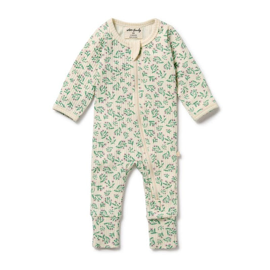 Periwinkle | Zipsuit with Feet